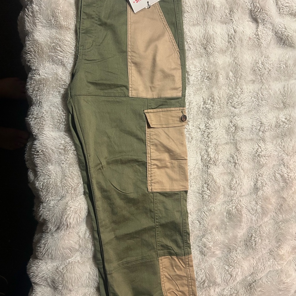 VIP Olive and Beige Cargo Pants